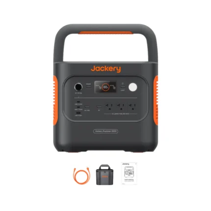 Jackery Explorer 2000 v2 Portable Power Station | 2042Wh | 2200W | 400W Solar Input