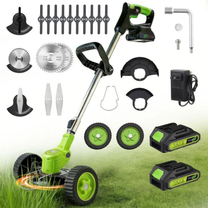 IToolMax 3 In 1 Cordless Grass Trimmer, Weed Eater and Edger